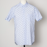 COMME DES GARCONS SIZE M LIGHT BLUE SHORT SLEEVE SHIRT · STUNNING!