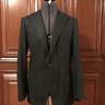 New D'Avenza %100 Cashmere Hand Made Charcoal Gray Blazer 38 R (48 R EU) Mint Italy