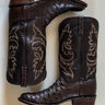 Lucchese Classics full quill ostrich 11.5d brown