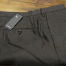 SOLD! NWT Incotex Charcoal Grey Super 120's Wool Flat Front Trousers Size 36 $425