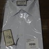 SOLD! NWT Thomas Pink White & Light Blue Stripe Dress Shirt 16x36.5