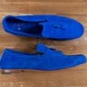 ISAIA blue suede tassel loafers - Size 10 / 12 US / 45 EU - New in Box