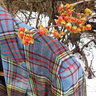 SOLD: HAND-TAILORED 3/2 Jacket in Modern Anderson Tartan. c. 44/46. PERFECT FOR THE HOLIDAYS!