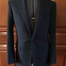 NWT Ralph Lauren Black Label Cashmere Anthony SB Peak Lapel Navy Blazer 38R