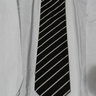 SOLD! NWT Tom Ford Black & White Stripe Silk Tie Retail $250