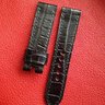 Two new 24/22 crocodile watch straps for the price of one