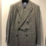 W.W. Chan Bespoke Gray Prince of Wales DB Suit 44R