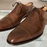 Crockett & Jones Brown 9E Handgrade Shoes $220 USD