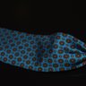 SOLD! NWOT Shibumi Turquoise Untipped Hand Rolled Madder Neat Medallion Silk Tie