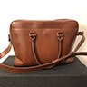 SOLD - Fat Carter 2 briefcase, Sol brown leather
