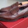 Ferragamo Brown Penny Loafers 10US