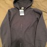 Buzz Rickson Men's Slim Fit Hoodie BR65623 - Faded Navy