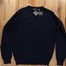 CORNELIANI navy blue wool sweater authentic - Size 52 EU / XL - NWT