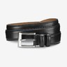 SOLD Allen Edmonds Wide Basic Dress Belt Size 40 Black Calfskin