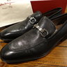 SOLD NIB Salvatore Ferragamo Black Bit Apron Toe Bit Loafers 10E Retail $595