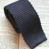 SOLD: Calabrese 1924 Navy silk knit tie