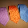 3 used Hermes ties pack