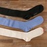 CANALI 3 pairs of wool cashmere mix knee-length socks - Size 11 - NWT