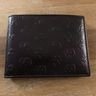 SALVATORE FERRAGAMO brown elephant embossed bifold leather wallet - NIB