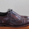 Allen Edmonds Burgundy Shell Strand, SMU, US 9.5D