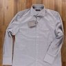 TOM FORD plaid cotton linen mix shirt - Size 42 / 16.5 - NWT