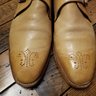 Herring Shoes Light Tan Size 12 / 13 Monk Strap Medallion Toe Made in England