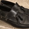 Tom Ford Made In Italy Black Tassle Dress Loafers Size 12T US 13