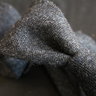 ANDERSON & SHEPPARD - Dark Blue Donegal Tweed; Wool - Salt n Pepper