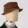 *SOLD*  Woolrich Woolen Mills Bucket Hat Cap Walnut Corduroy