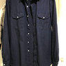 Eidos Indigo Chambray Work Shirt Size Medium