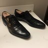 Salvatore Ferragamo Black Oxford, 9.5D, NEW Soles