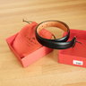 [SOLD] Carmina Black calf Belt 34/85