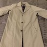 Lightly used Brooks Brothers tan raincoat