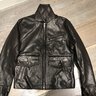 FINAL DROP! Epaulet Dark Brown Cowhide Leather Jacket / XS (NWOT)