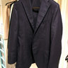 Eidos Tenero Navy Silk sport Coat Size 38R