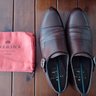 SOLD - Carmina brown single monks 8.5UK