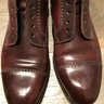 SOLD Carmina Frankenstitch Cordovan Jumper Boots / Forest-8UK / with Shoe Trees / PRICE DROP