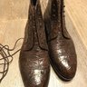 FINAL DROP! Carmina Crocodile Boots / Soller-8UK / with Shoe Trees / NEW