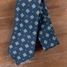 KITON green linen silk mix tie - NWOT