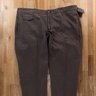 INCOTEX brown cotton trousers - Size 44 US / 60 EU - NWT