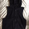 Engineered Garments Navy Field Vest 100% Wool size Large, BNWT