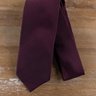 BRUNELLO CUCINELLI FW 2019 burgundy silk mix tie - NWT