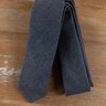 THOM BROWNE FW2019 skinny gray wool tie - NWOT