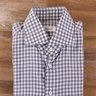 $425 CIFONELLI plaid cotton shirt - Size 42 / 16.5 - NWT