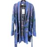 SOLD❗️VIVIENNE WESTWOOD Deer Jacquard Mohair Wool Long Cardigan L