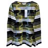 ENDED | MARNI Striped Wool Mohair Sweater Yellow Green IT50/L