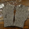 NEW Drake's Merino Wool Grey Donegal Gloves