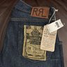 SOLD!!   Brand new RRL Low Straight 31X34 ***STILLWATER WASH, SELVEDGE, MADE IN USA***