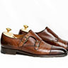 SOLD! Edward Green Westminster Double Monk Dark Oak Antique shoes UK 8 / US 8.5