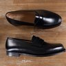 CROCKETT & JONES Boston black leather loafers - Size 10 US / 9.5 UK / 44 EU - New in Box